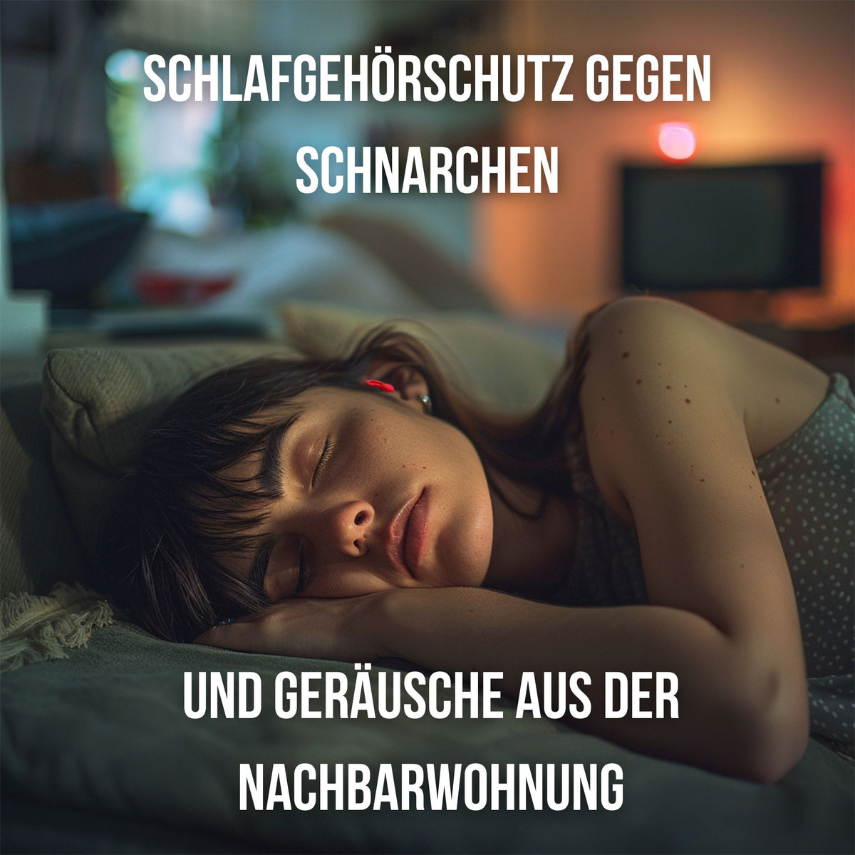 OHRSTÖPSEL "Schlafmütze" SCHLAFGEHÖRSCHUTZ GEGEN SCHNARCHEN ZUM SCHLAFEN IN SEITENLAGE | 28DB SNR für ruhigen Schlaf bei Lärm