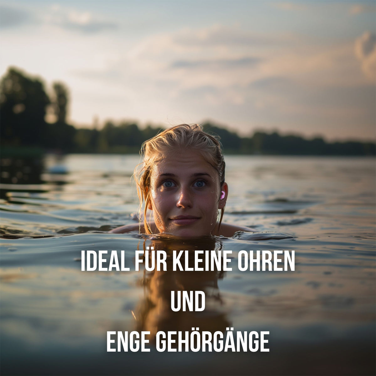 OHRSTÖPSEL "Spreesurferin" | SCHWIMMEN, SCHNORCHELN, TAUCHEN, WASSERSPORT, DUSCHEN, BADEN für kleine Ohren und enge Gehörgänge