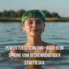 OHRSTÖPSEL "Spreesurferin" | SCHWIMMEN, SCHNORCHELN, TAUCHEN, WASSERSPORT, DUSCHEN, BADEN für sicheren Halt im Ohr beim Wassersport