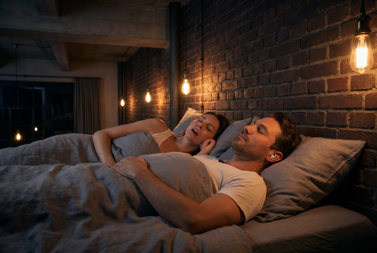 Ohrstöpsel "Schnarchen - Nein Danke!" zum Schlafen | 26dB SNR | Berlin Ear Guard®