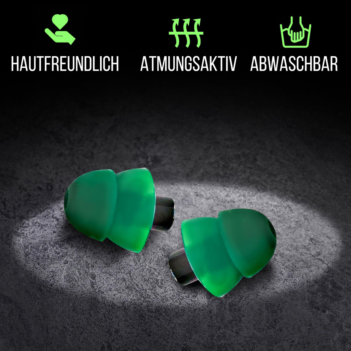NACHFÜLLPACK -  "Home Office" Ohrstöpsel | Arbeit & Büro | 28db SNR | hautfreundlich, atmungsaktiv, abwaschbar ohne Aufbewahrungsbehälter