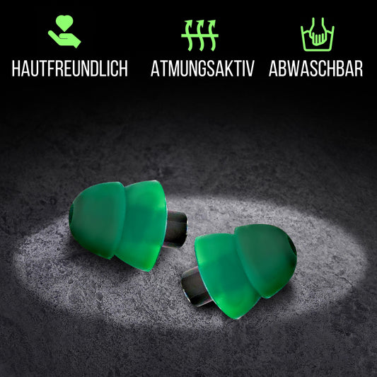 NACHFÜLLPACK -  "Home Office" Ohrstöpsel | Arbeit & Büro | 28db SNR | hautfreundlich, atmungsaktiv, abwaschbar ohne Aufbewahrungsbehälter