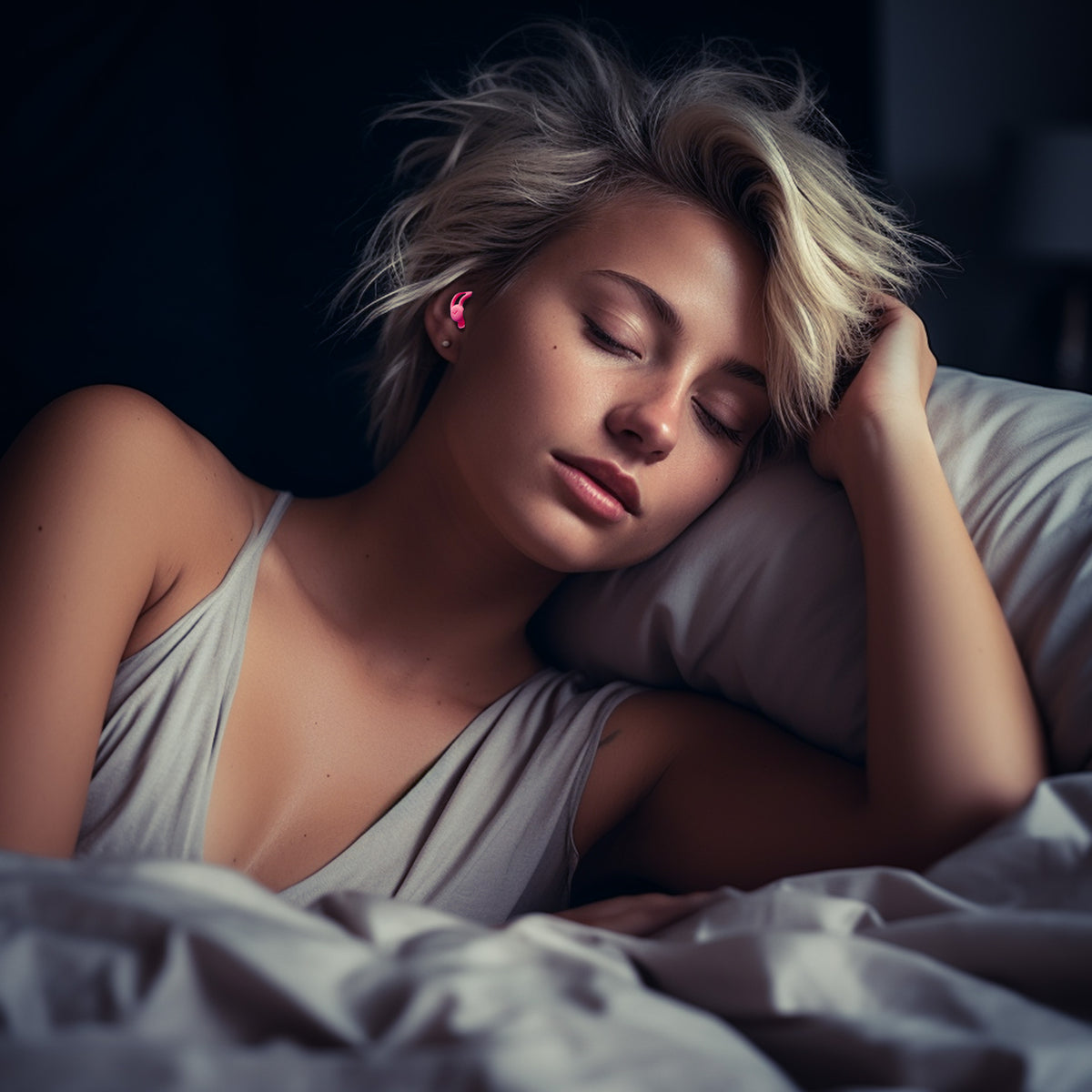 Seitenschläfer Ohrstöpsel | 10 + 1 Set | Ohrstöpsel Schlafen / gegen Schnarchen | wiederverwendbar für ruhigen Seitenschlaf