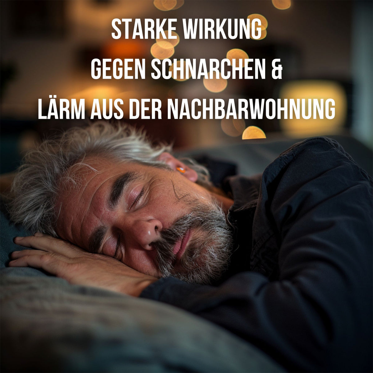 OHRSTÖPSEL "Radartüte" SCHLAFGEHÖRSCHUTZ GEGEN SCHNARCHEN ZUM SCHLAFEN IN SEITENLAGE | 29DB SNR gegen Nachbarschaftslärm