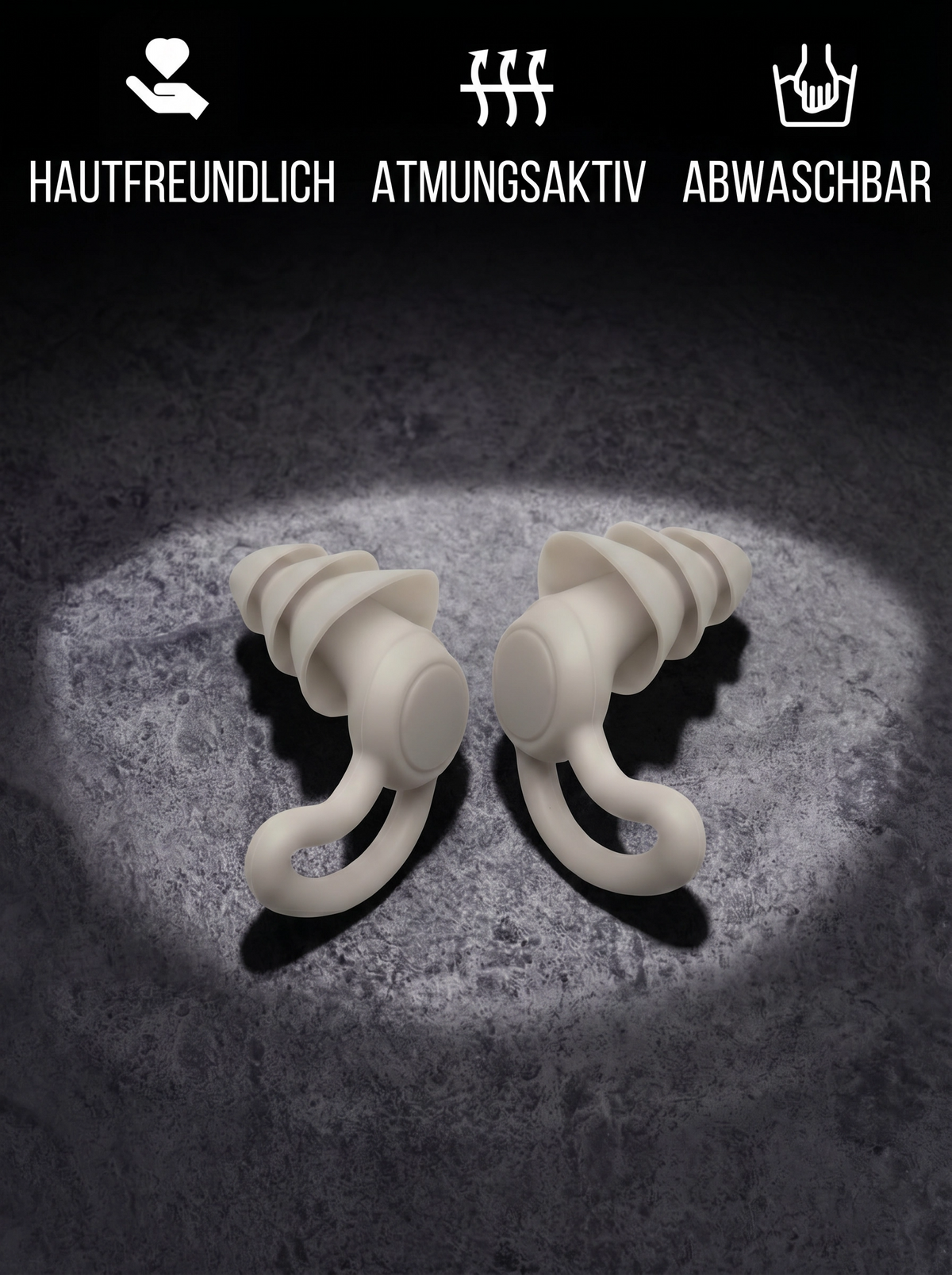 Ohrstöpsel "Schnarchen - Nein Danke!" zum Schlafen | 26dB SNR | Berlin Ear Guard®