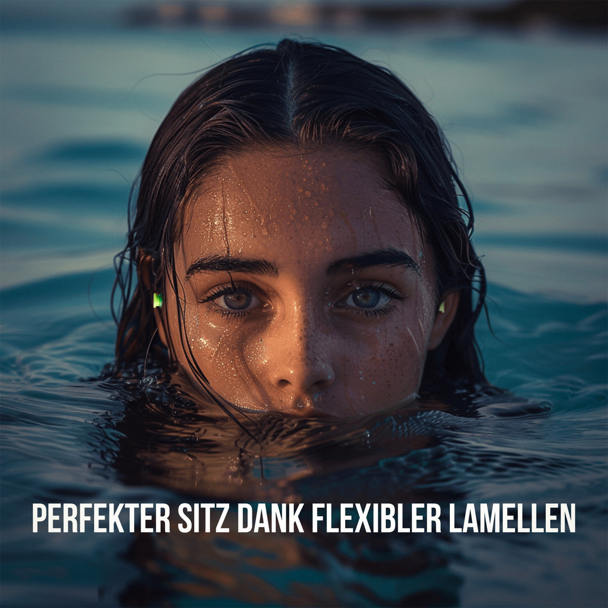 OHRSTÖPSEL "Havelhecht" | SCHWIMMEN, SCHNORCHELN, TAUCHEN, WASSERSPORT, DUSCHEN, BADEN | flexibler Sitz für optimalen Wasserschutz