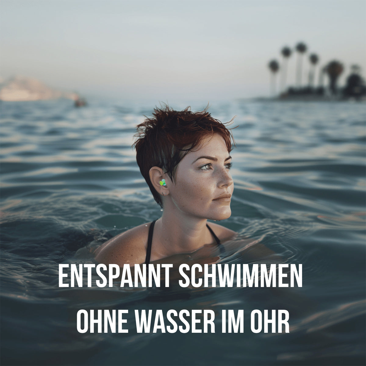 OHRSTÖPSEL "Havelhecht" | SCHWIMMEN, SCHNORCHELN, TAUCHEN, WASSERSPORT, DUSCHEN, BADEN | wasserdichter Schutz für entspanntes Schwimmen