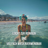 OHRSTÖPSEL "Rummelsburger Bucht" | SCHWIMMEN, SCHNORCHELN, TAUCHEN, WASSERSPORT, DUSCHEN, BADEN leicht zu reinigen und wiederverwendbar