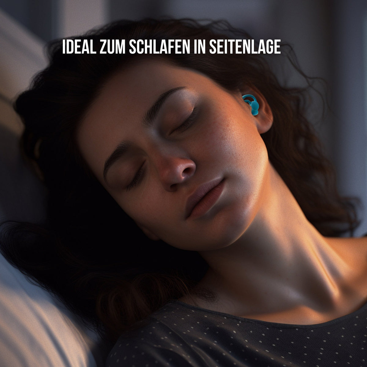 OHRSTÖPSEL "Müggelsee" SCHLAFGEHÖRSCHUTZ GEGEN SCHNARCHEN für Seitenschläfer | 25DB SNR - BERLIN EAR GUARD® OHRSTÖPSEL SHOP