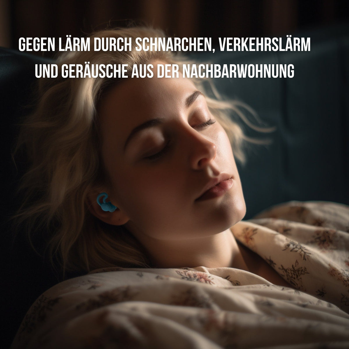 OHRSTÖPSEL "Müggelsee" SCHLAFGEHÖRSCHUTZ GEGEN SCHNARCHEN für Seitenschläfer | 25DB SNR - BERLIN EAR GUARD® OHRSTÖPSEL SHOP